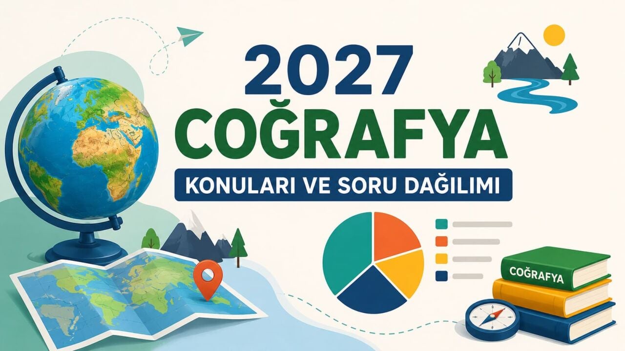 2027 TYT Coğrafya Konuları ve Soru Dağılımı