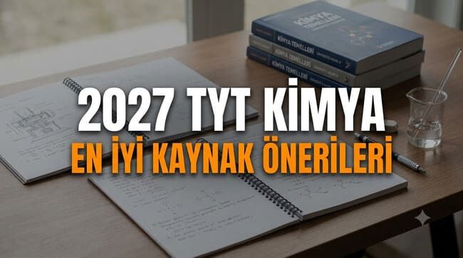 2027 TYT Kimya Kaynak Önerileri | En Güncel Soru Bankaları