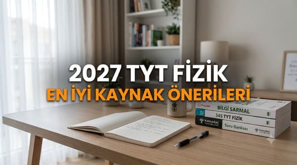 2027 TYT Fizik Kaynak Önerileri | En Güncel Soru Bankaları