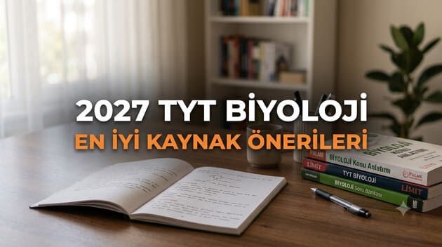 2027 TYT Biyoloji Kaynak Önerileri | En Güncel Soru Bankaları