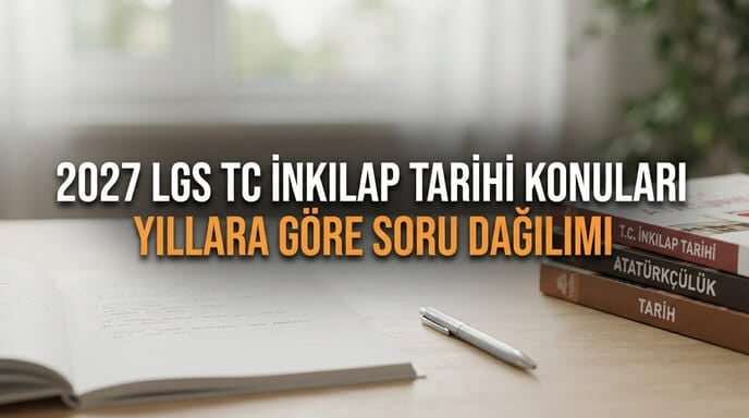 2027 LGS İnkılap Tarihi Konuları Ve Soru Dağılımı