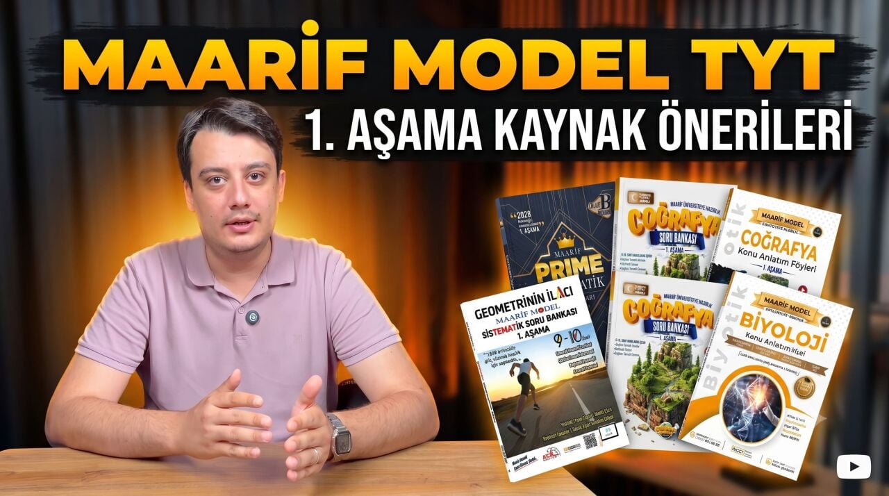 Maarif Model TYT Kaynak Önerileri 2028 Maarif Model TYT Kitapları