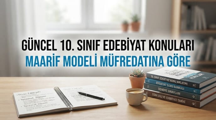 10. Sınıf Edebiyat Konuları | Maarif Modeli Müfredatı
