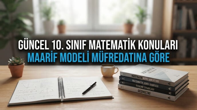 10. Sınıf Matematik Konuları | Maarif Modeli Müfredatı