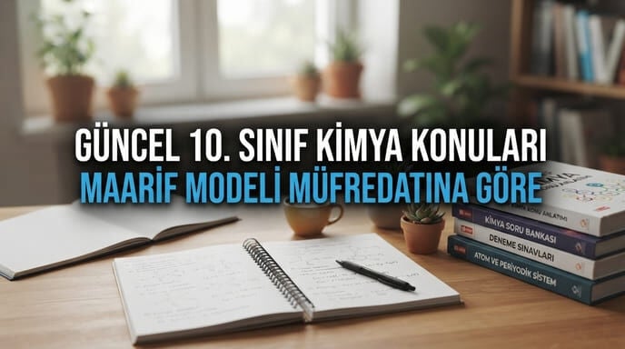 10. Sınıf Kimya Konuları | Maarif Modeli Müfredatı