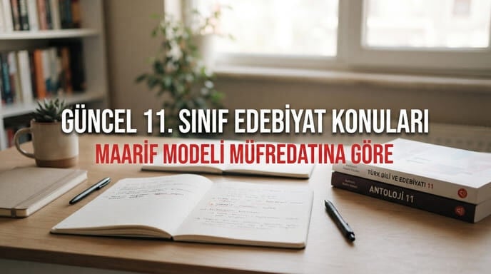 11. Sınıf Edebiyat Konuları | Maarif Modeli Müfredatı 