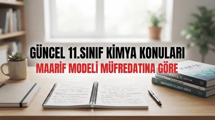 11. Sınıf Kimya Konuları | Maarif Modeli Müfredatı  
