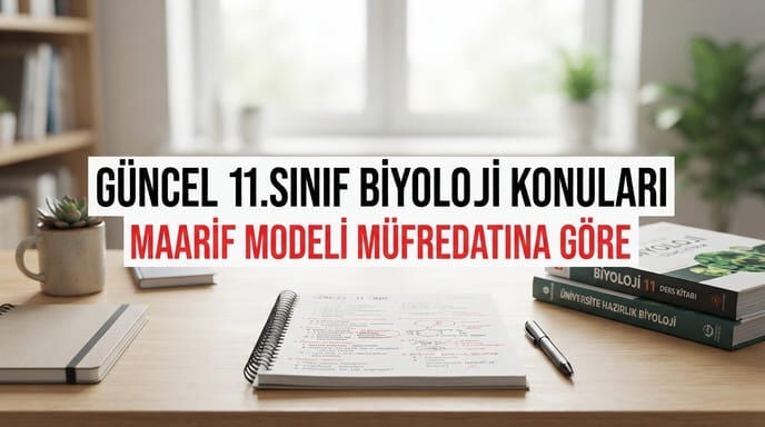 11. Sınıf Biyoloji Konuları | Maarif Modeli Müfredatı  