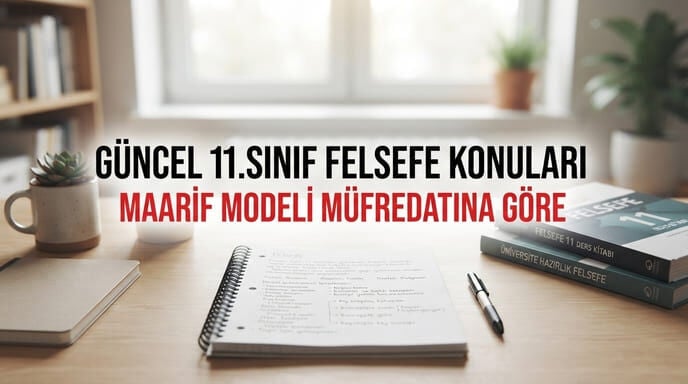 11. Sınıf Felsefe Konuları | Maarif Modeli Müfredatı 