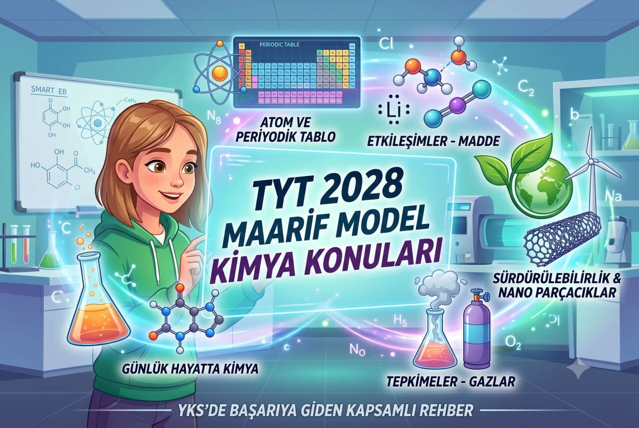 2028 TYT Maarif Model Kimya Konuları