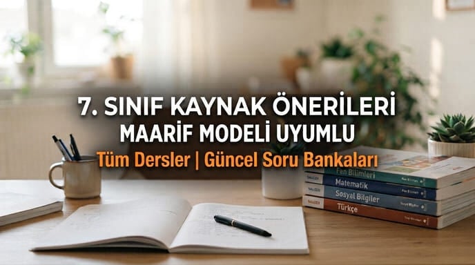 7. Sınıf Tüm Dersler Kaynak Önerileri | Kolaydan Zora Soru Bankaları  