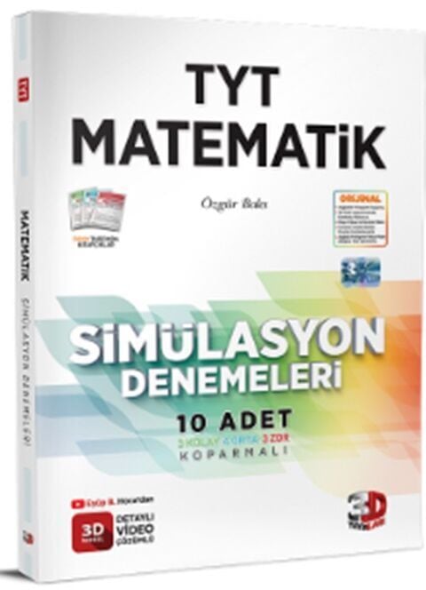 3D Yayınları TYT Matematik Simülasyon 10'lu Deneme