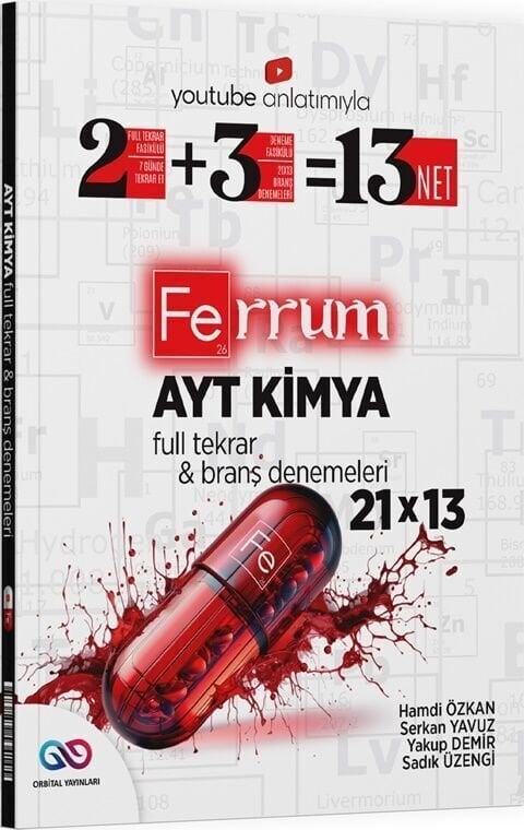 AYT Kimya Ferrum 21 x 13 Branş Denemeleri