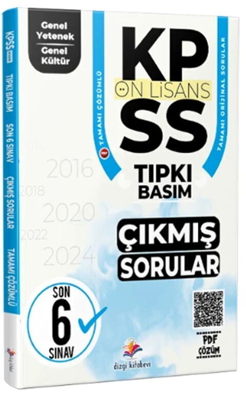 Dizgi Kitap 2026 KPSS Ön Lisans Genel Yetenek Genel Kültür Fasiküller Halinde Son 6 Yıl Tıpkı Basım Çıkmış Sorular