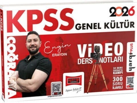Yargı Yayınları 2026 KPSS Genel Kültür Coğrafya Video Ders Notları