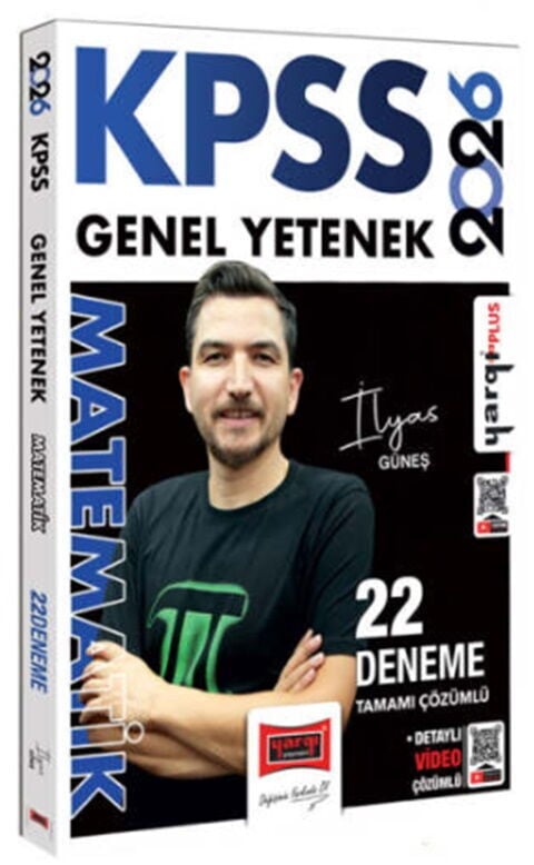 Yargı Yayınları 2026 KPSS Genel Yetenek Tamamı Çözümlü Matematik 22 Deneme