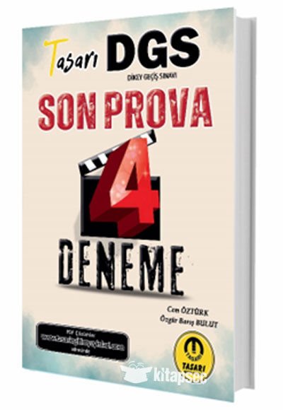 2025 DGS Son Prova 4 Çözümlü Deneme Tasarı Eğitim Yayınları