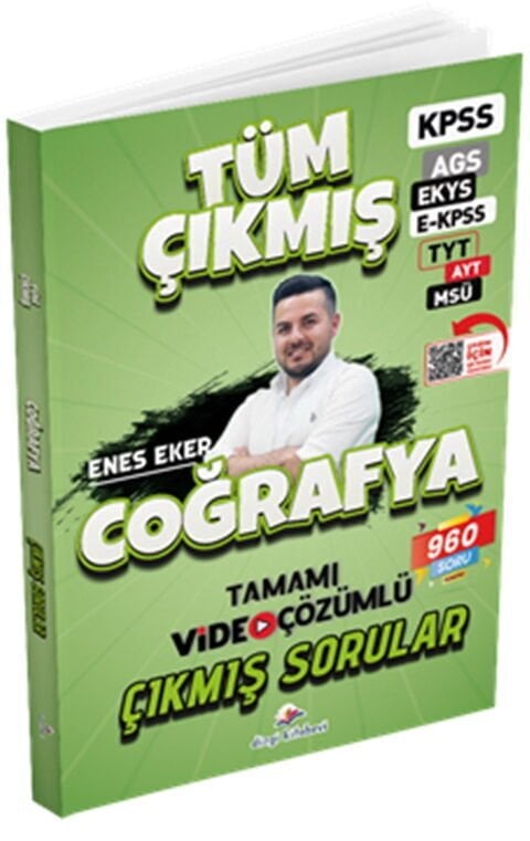 Dizgi Kitap 2026 Coğrafya Tüm Sınavlar Tamamı Video Çözümlü Çıkmış Sorular