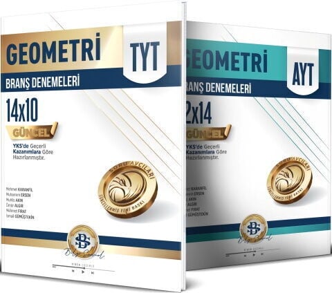 Bilgi Sarmal Yayınları TYT AYT Geometri 12 x 14 Branş Denemeleri
