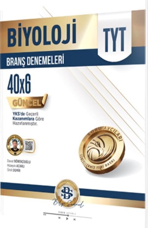 Bilgi Sarmal Yayınları TYT Biyoloji 40 x 6 Branş Denemeleri
