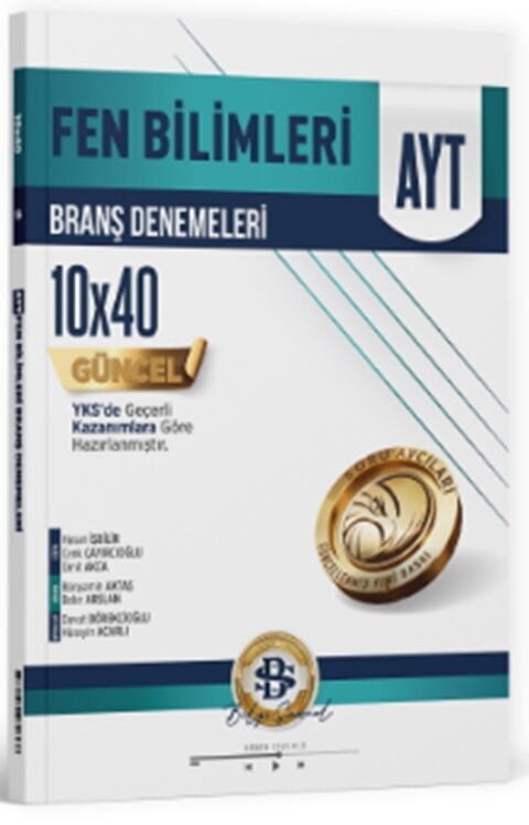 Bilgi Sarmal AYT Fen Bilimleri 10 x 40 Branş Denemeleri