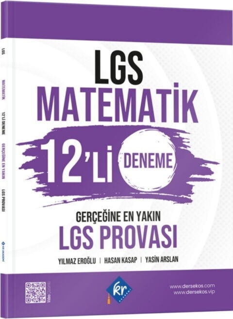 KR Akademi LGS Matematik 12 li Deneme Gerçeğine En Yakın LGS Provası