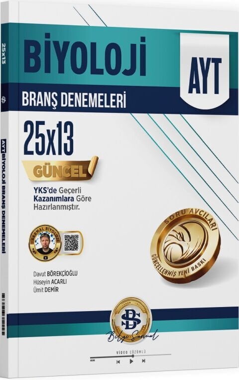 Bilgi Sarmal AYT Biyoloji 25 x 13 Branş Denemeleri
