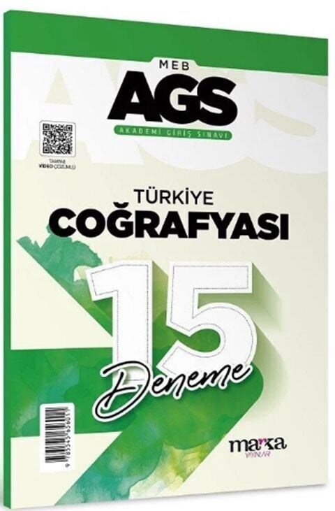 Marka Yayınları MEB AGS Türkiye Coğrafyası 15 Deneme