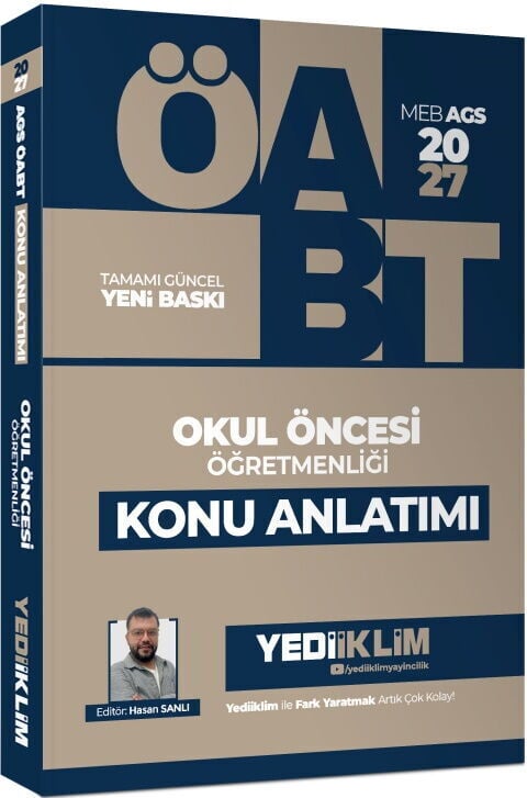 Yediiklim 2027 MEB AGS ÖABT Okul Öncesi Öğretmenliği Konu Anlatımı