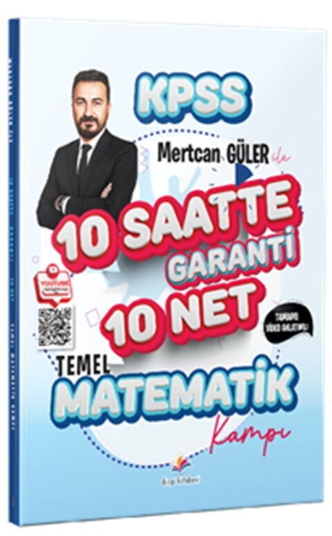 Dizgi Kitap 2026 KPSS Mertcan Güler ile Tamamı Video Anlatımlı 10 Saatte Garanti 10 Net Temel Matematik Kampı