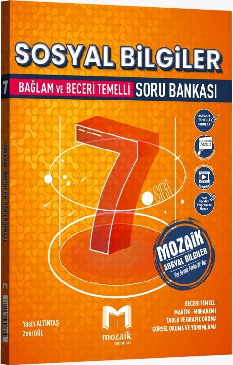 Mozaik Yayınları 7. Sınıf Sosyal Bilgiler Soru Bankası