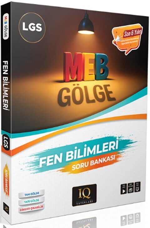 IQ Yayınları 8. Sınıf Gölge Fen Bilimleri Soru Bankası