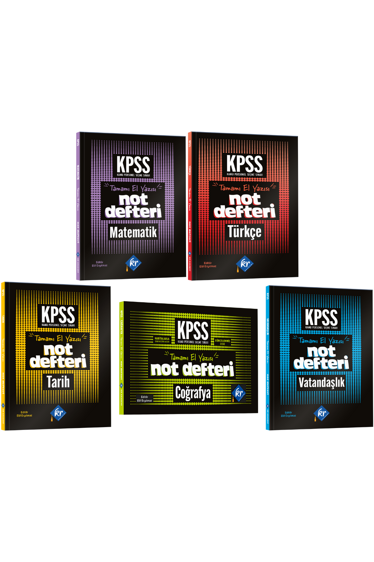 2026 KPSS Genel Yetenek Genel Kültür Konu Anlatımlı Not Defteri Seti KR Akademi Yayınları