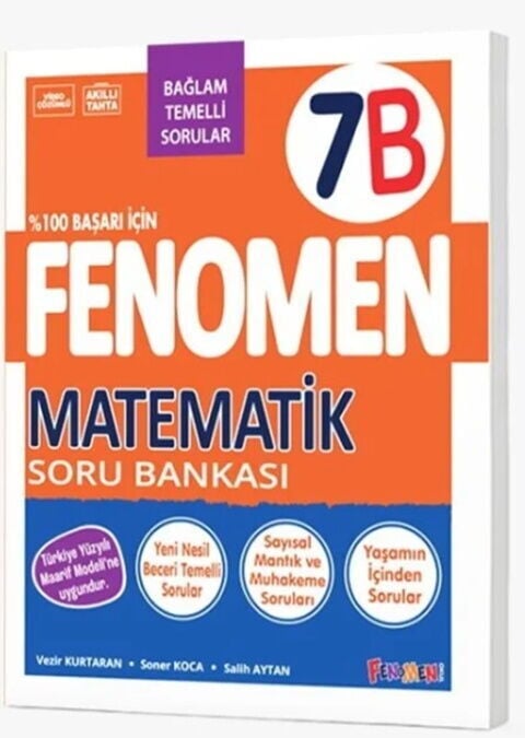 Fenomen Okul Yayınları 7. Sınıf Matematik B Fenomen Soru Bankası