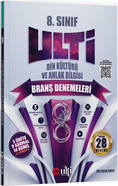 Ulti Yayınları 8. Sınıf LGS Din Kültürü ve Ahlak Bilgisi Denemeleri