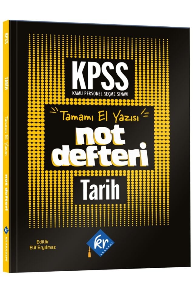 2026 KPSS GY-GK Tarih Konu Anlatımlı Not Defteri KR Akademi Yayınları
