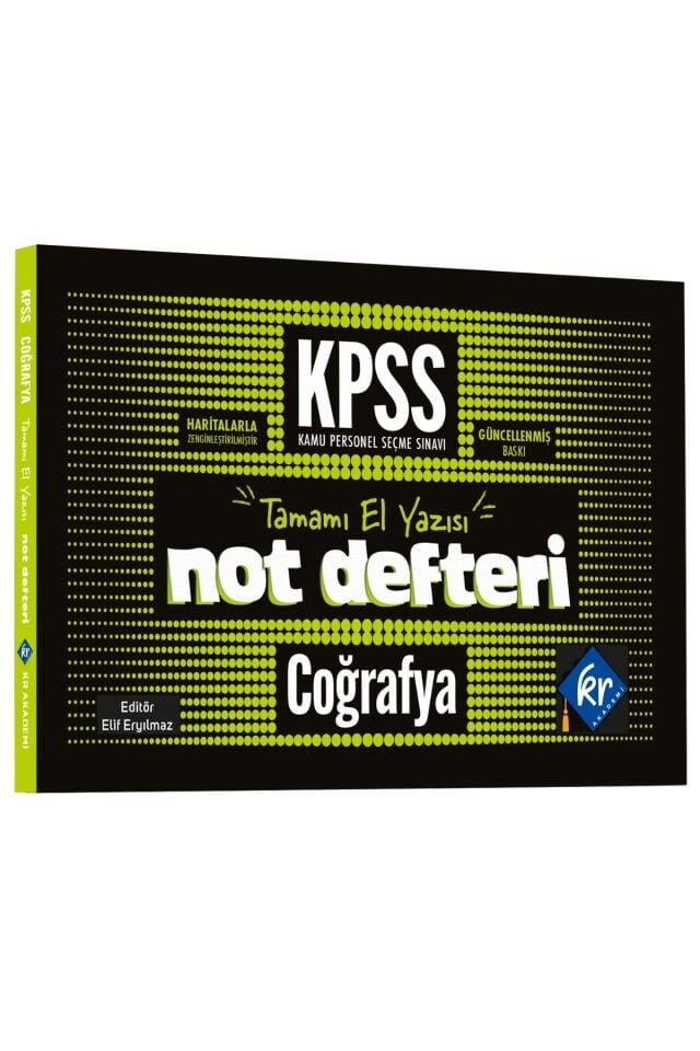 2026 KPSS GY-GK Coğrafya Konu Anlatımlı Not Defteri KR Akademi Yayınları