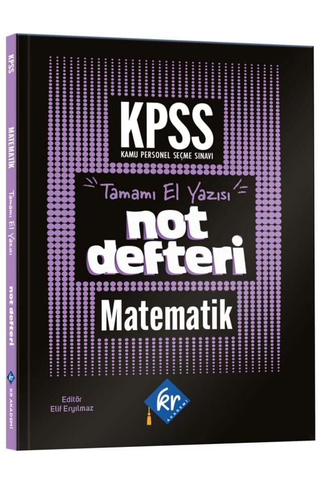 2026 KPSS GY-GK Matematik Konu Anlatımı Not Defteri KR Akademi Yayınları