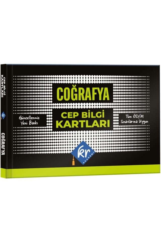 KPSS Tüm Sınavlar İçin Coğrafya Cep Bilgi Kartları KR Akademi Yayınları