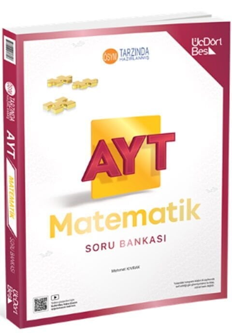 ÜçDörtBeş Yayınları AYT Matematik Soru Bankası