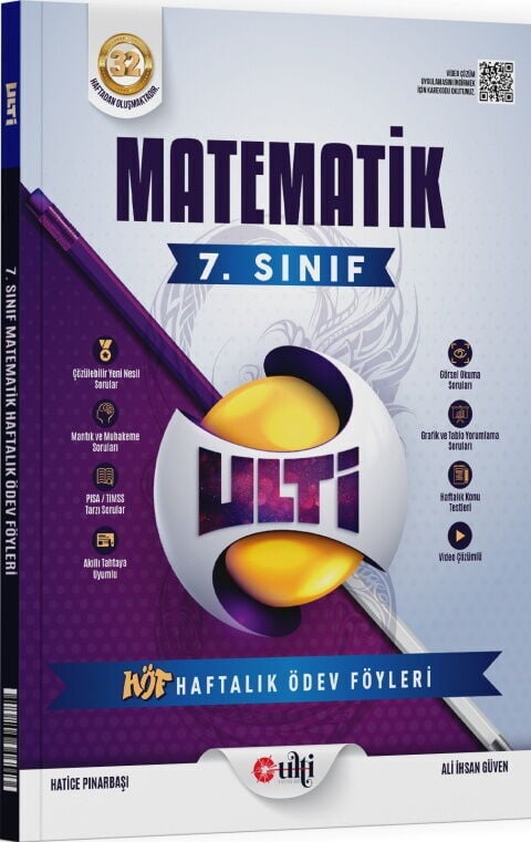 Ulti Yayınları 7. Sınıf Matematik Haftalık Ödev Föyleri