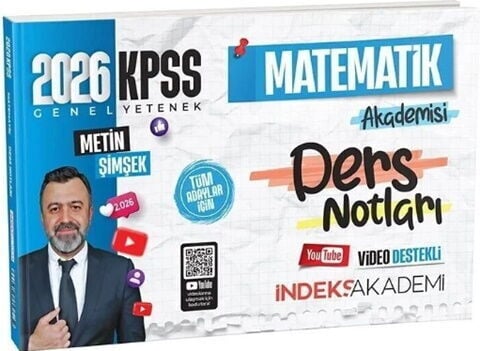 İndeks Akademi 2026 KPSS Matematik Akademisi Video Ders Notları
