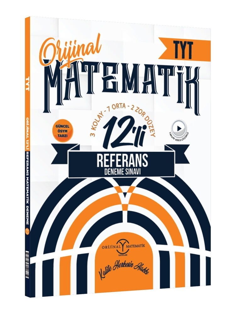 Orijinal Yayınları TYT Matematik 12 li Referans Deneme Sınavı