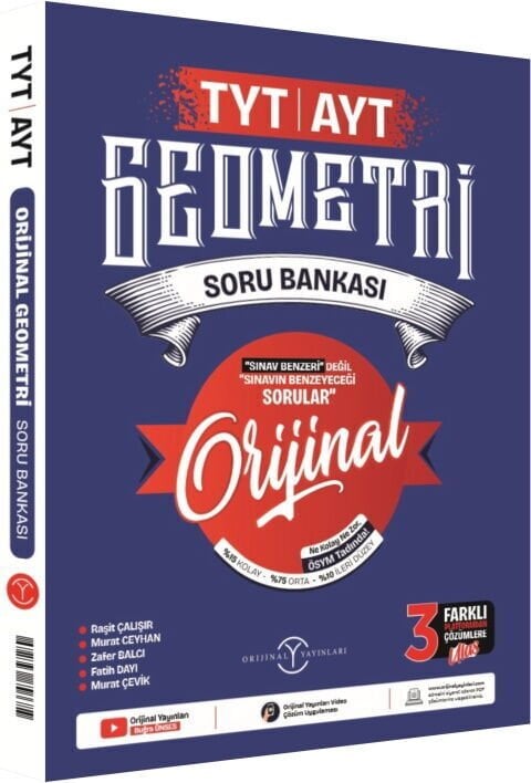 Orijinal Yayınları TYT AYT Geometri Soru Bankası