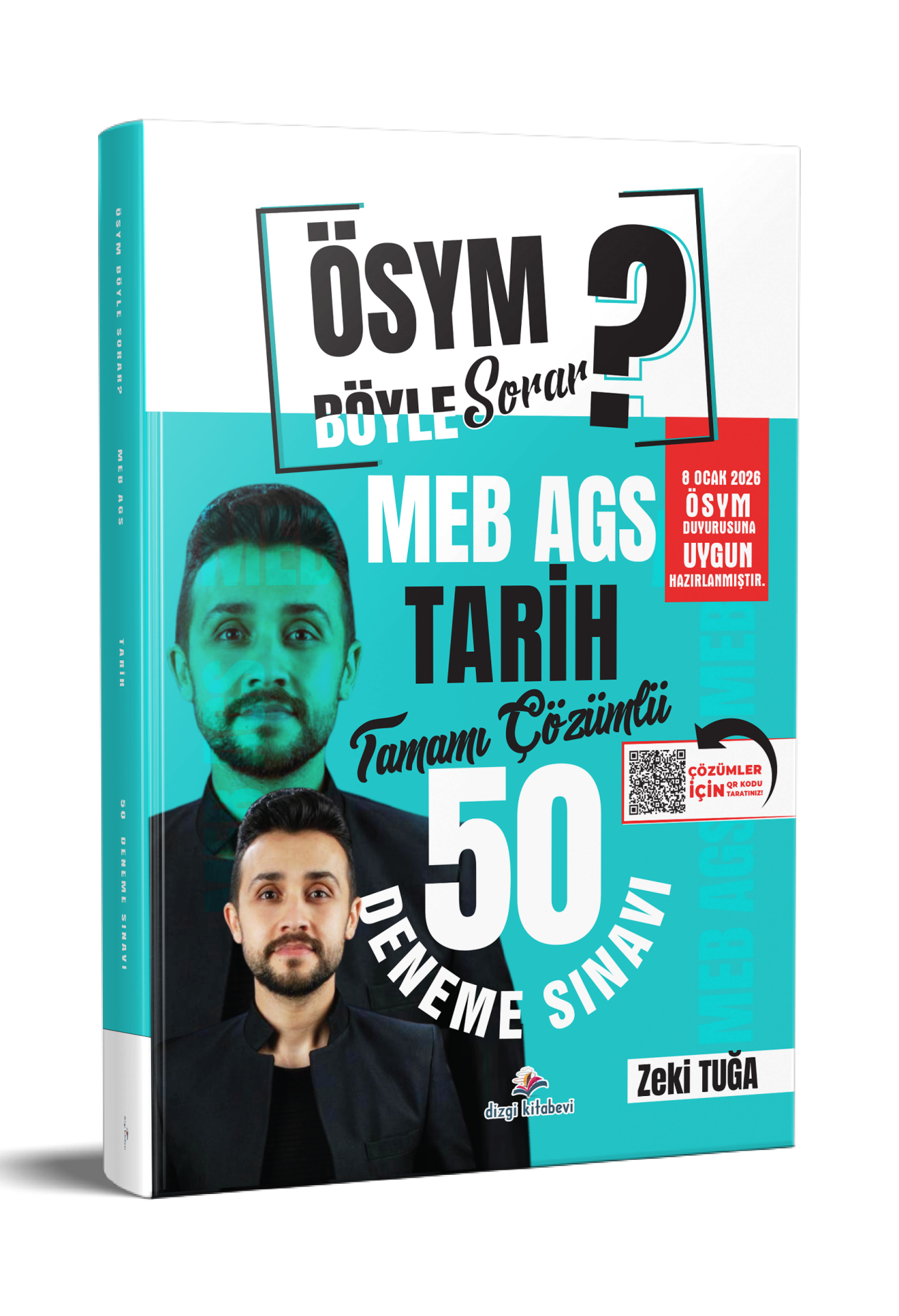 Dizgi Kitap ÖSYM Böyle Sorar 2026 MEB AGS Tarih Tamamı PDF Çözümlü 50 Deneme Sınavı Zeki Tuğa