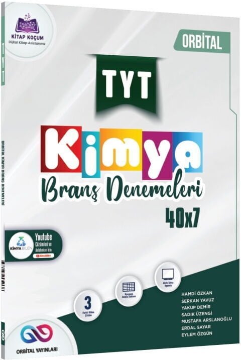 Orbital Yayınları TYT Kimya 40 x 7 Branş Denemeleri