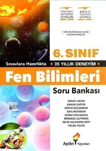 Aydın Yayınları 6. Sınıf Fen Bilimleri Soru Bankası