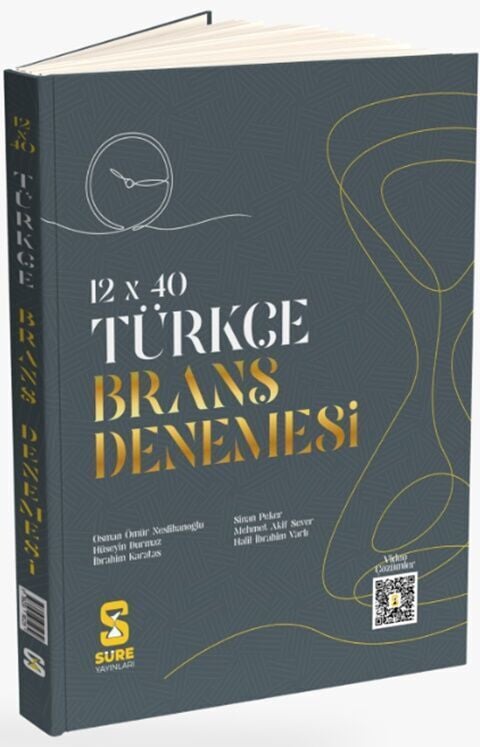 Süre Yayınları TYT Türkçe 12 x 40 Branş Denemesi