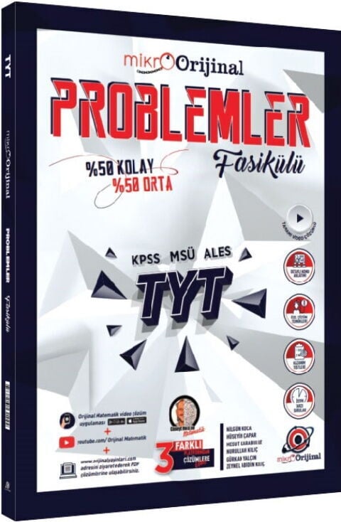 Orijinal Mikro TYT Problemler Fasikülü Soru Bankası