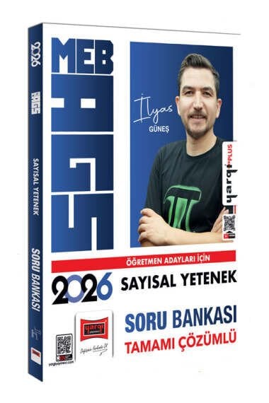 Yargı Yayınları 2026 MEB-AGS Öğretmen Adayları İçin Tamamı Çözümlü Sayısal Soru Bankası (İlyas Güneş)